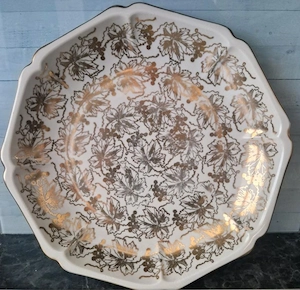 Oscar Schlegelmilch Prunkteller    28 cm   vintage