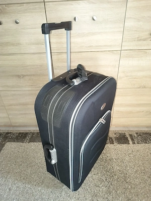 RENZO METTI Italy - 120L Reise Koffer L - 79 x 42 x 31 cm - Höhe Griff 104cm