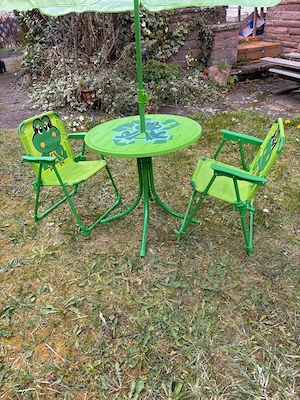 Schöne Kinder Sitzgarnitur mit Frosch-Motiv