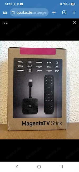 MagentaTV Stick (2. Gen) NEU&OVP - Schwarz
