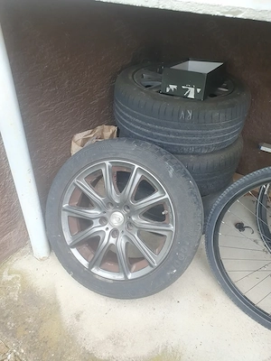 4x 17 Zoll Alufelgen mit Michelin Sommerreifen 225 50 R17 für Opel Insignia