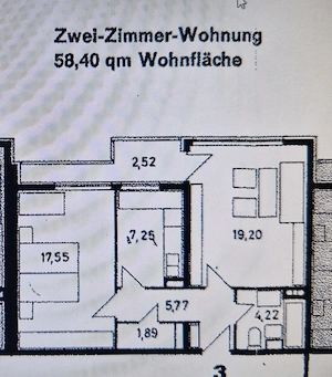 Gutgeschnittene Modere 2 Zimmerwohnung in Langwasser -Nord zu verkaufen  Bild 11