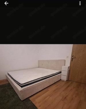 Bett inkl. Lattenrost + Matratze - wie neu