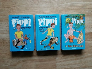 Pippi Langstrumpf - Astrid Lindgren - Buchreihe - 1986 -Hardcover