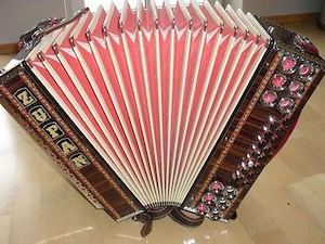 Steirische harmonika zupan alpe iv d 2  sehr g.erhalten