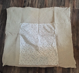 Wickelauflage mit Waffelstoff-Bezug