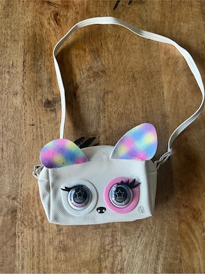 Purse Pets Interaktive Regenbogen-Welpen-Handtasche