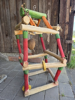 Papageienfreisitz Vogelfreisiz Kaffeeholz Freisitz Vogelbaum 