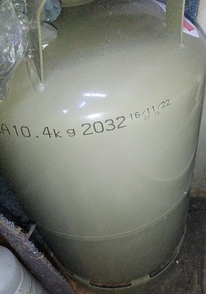 Gasofen mit 10kg Gasflasche 