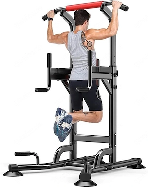 YOLEO Pull up Bar Dip Station mit Klimmzugstange