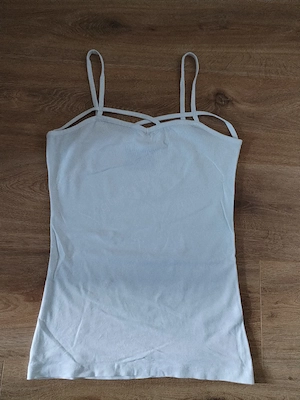 Weißes Top S