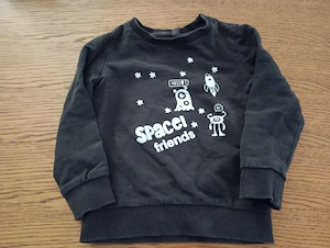 Pullover grau Space Friends 86 92 Space Friends 