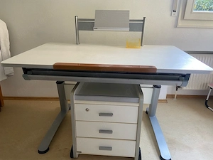 Paidi Kinder Rollcontainer und Schreibtisch verstellbar