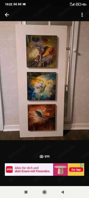 Ölgemälde Kolibri