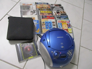 Grundig Ghettoblaster CD MP3 - USB Radio + CDs