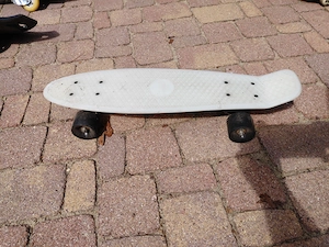 Skateboard "Penny" (Penny-Board), weiß
