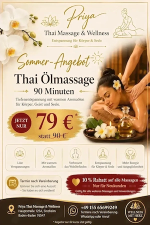 Authentische Thai Massage & Wellness in Sinzheim bei Baden-Baden Bild 4