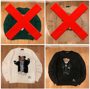 Polo Ralph Lauren Bear Strickpullover Damen Bär Gr. M