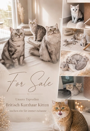 Britisch Kurzhaar (BKH) Kitten Tabby