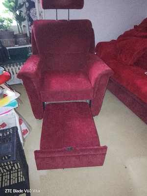 sessel mit Fussteil 