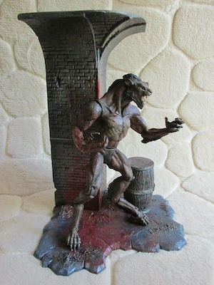 Underworld - Raze Werwolf Actionfigur Mezco 2003 * custom