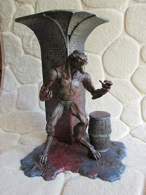 Underworld - Raze Werwolf Actionfigur Mezco 2003 * custom