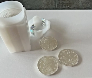 2024 Südafrika Krügerrand 1 oz Silber   prägefrisch   frisch aus Originalt