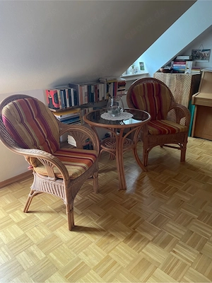 Rattan-Möbel-Set