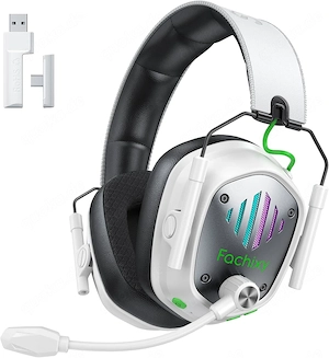 Fachixy VK81 Gaming Headset Wireless PS4 PS5 Switch PC Mac Mikrofon LED Licht