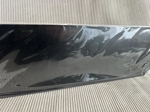 Magnettafel Küche Schwarz 30 x 70 cm: Matte Magnetwand aus Metall 