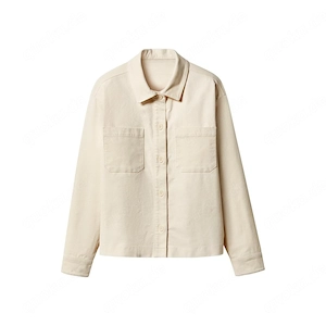 Esmara  Damen Cord Overshirt, M, creme