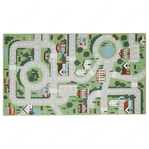 LIVARNO  Kinder-Spielteppich, 75 x 133 cm, Stadt