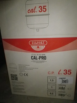 Ausdehnungsgefäß Reflex  35 l, Vordruck: 1,5 bar, Weiß