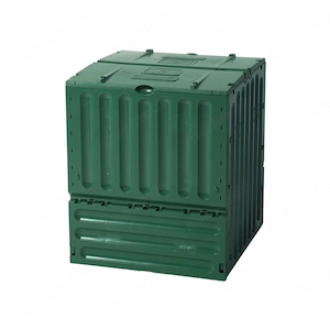 GARANTIA Komposter ECO KING mit grossen Einfuellklappen 600 L