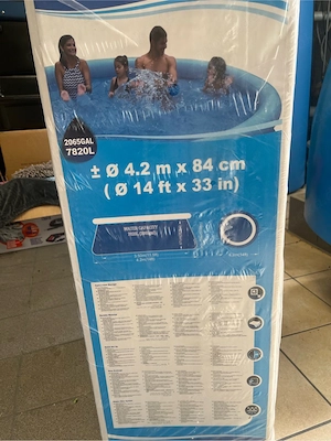 Marine Blue aufblasbarer Pool mit Filterpumpe