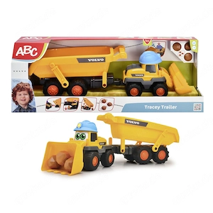 DICKIE Spielzeug Bagger ABC Tracey Trailer