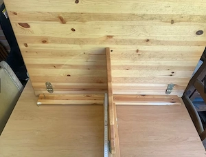 Balkontisch klappbar Massivholz Bild 3