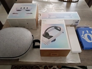 Meta Quest 3 512GB VR Brille mit Zubehör und 14 Monate Garantie