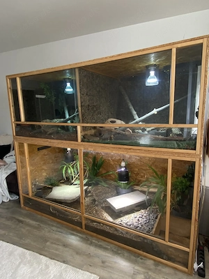 2 große Holz-Terrarien zu verkaufen   ideal für Schlangen, Echsen & Co.