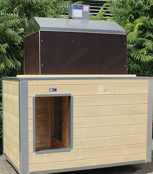 Hundehütte mit Heizung Thermo-Plus