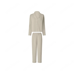 esmara  Damen Musselin-Pyjama (Beige, S(36 38))
