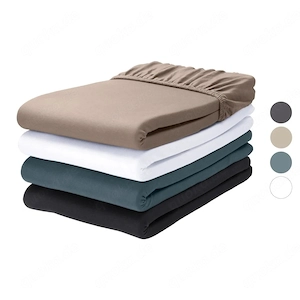 LIVARNO Jersey-Spannbettlaken, 180-200 x 200 cm Eigenschaften Aus reiner Baumwolle Mit