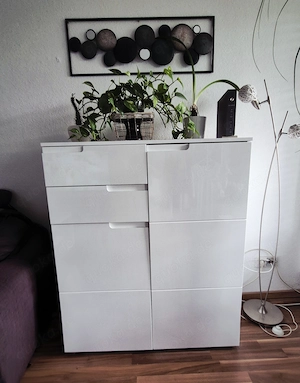Highboard   Kommode weiß 