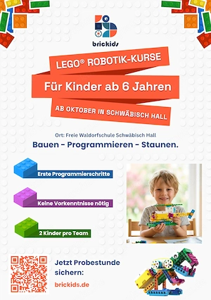 LEGO  Robotik-Kurs für Kinder ab 6 Jahren   Schwäbisch Hall