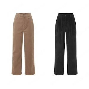 esmara Damen Cordhose weit und gerade geschnitten