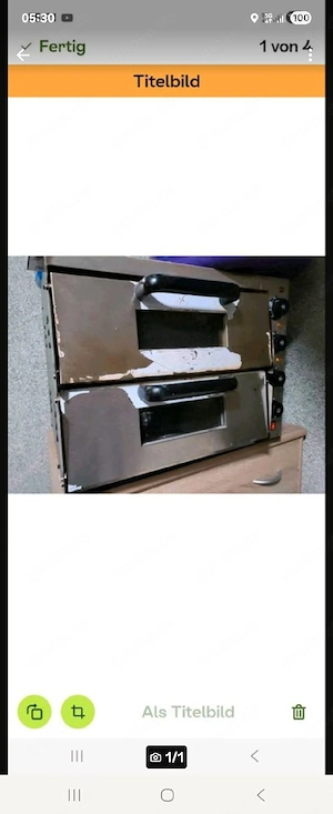 verkaufe Pizzaofen 