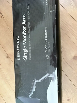 Desktronic Single Monitor Arm - für PC Settup in schwarz - neu 