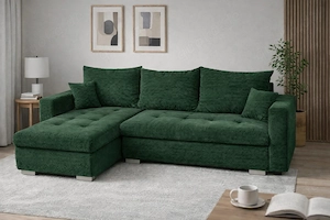 Ecksofa BRUNO | Schlaffunktion | Bettkasten