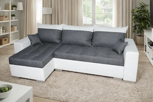 Ecksofa ASTON | Schlaffunktion | Seitenwahl flexibel