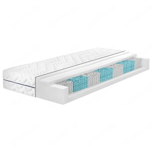 BADENIA TRENDLINE 7-Zonen-Taschenfederkern-Matratze  BT 1000 Classic , punktelastisch, H4, 180 x